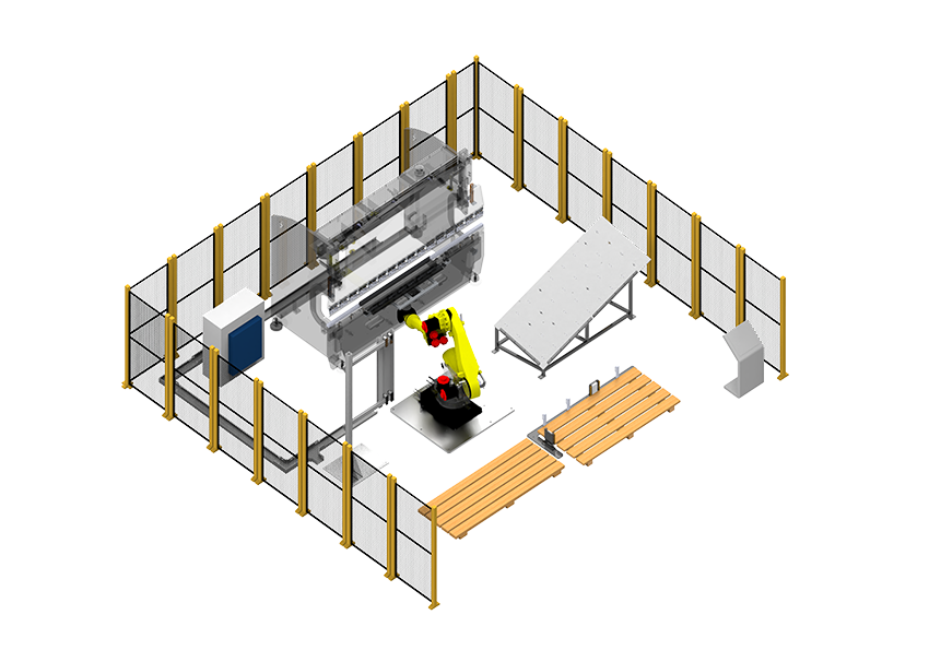 Automatic bending unit