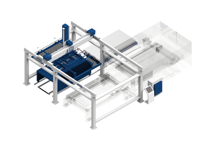 Laser automation unit