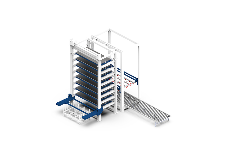 ARW sheet metal storage tower(Single sheet feeding design)