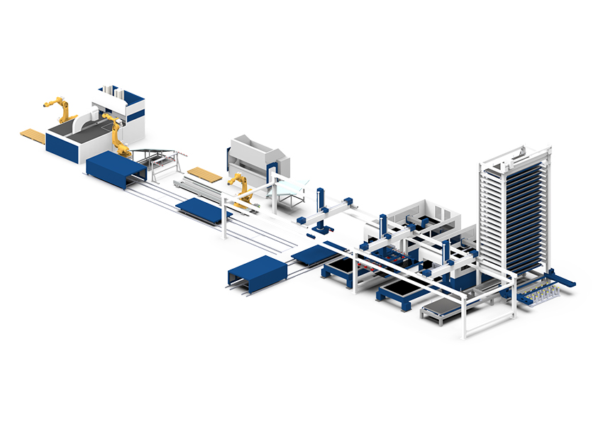 ARW+ALF分拣+7轴折弯单元+折边中心单元