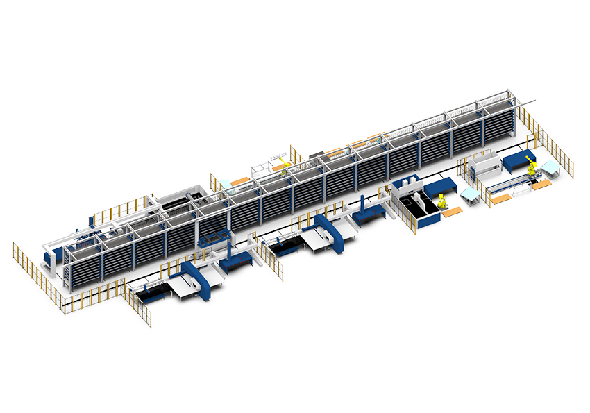 AMCW + APE + ALG + 7-axis bending cells + Panel bending cell